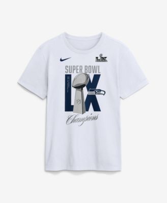 Men's White Seattle Seahawks Super Bowl LX Champions Lombardi Trophy T-Shirt