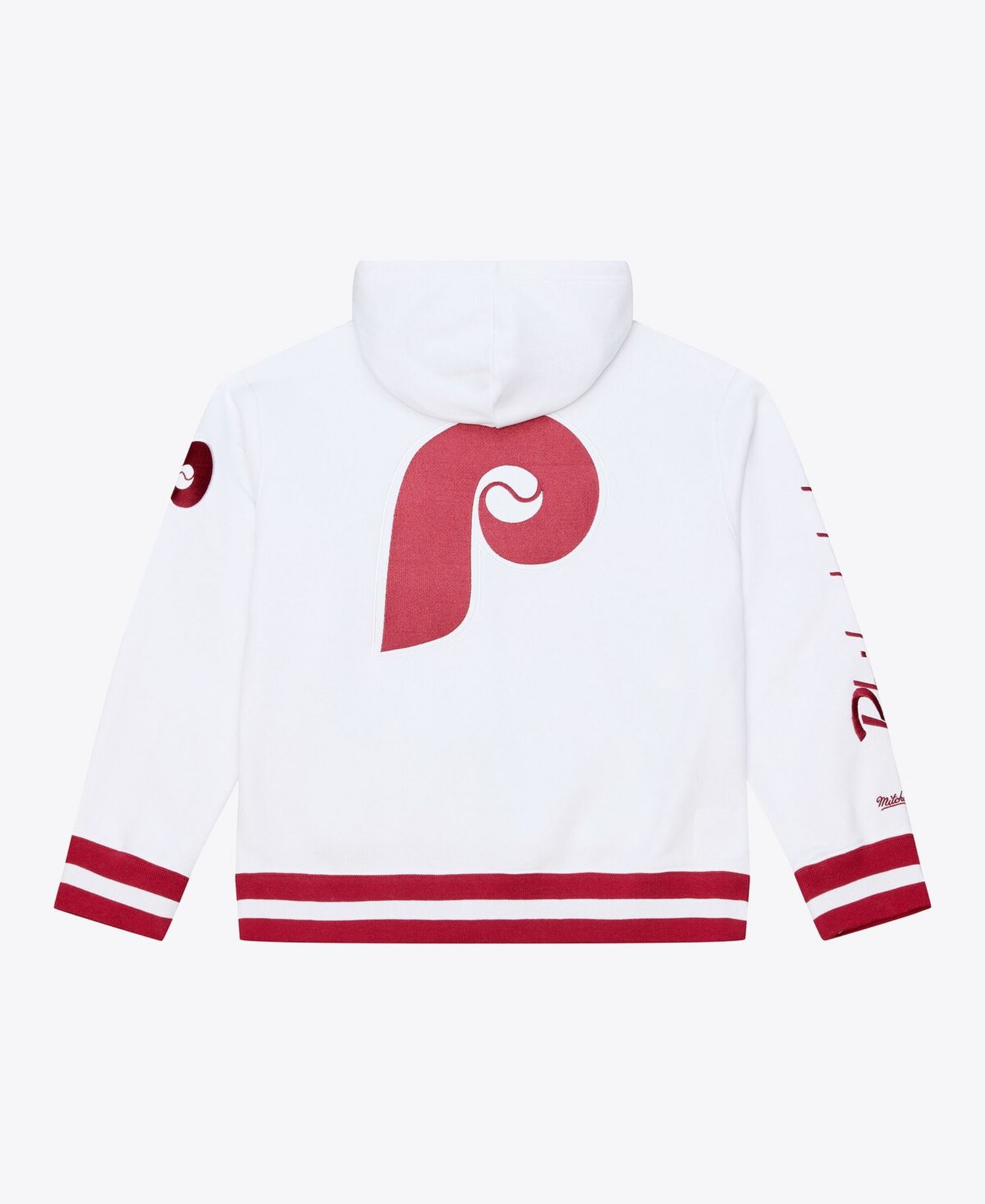 Men's White Philadelphia Phillies Cooperstown Collection Fleece Hoodie