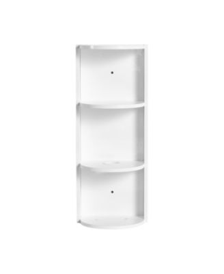 12" Bathroom Wall-Mounted Storage Rack, Float Mounting Design, Storage Saving for Bathroom