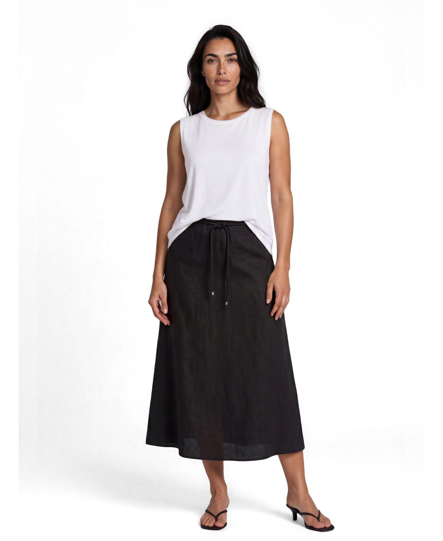 Women's Masolenith Linen Maxi Skirt