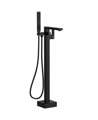 Single Handle Floor Tub Spout Bathroom Faucet with Diverter