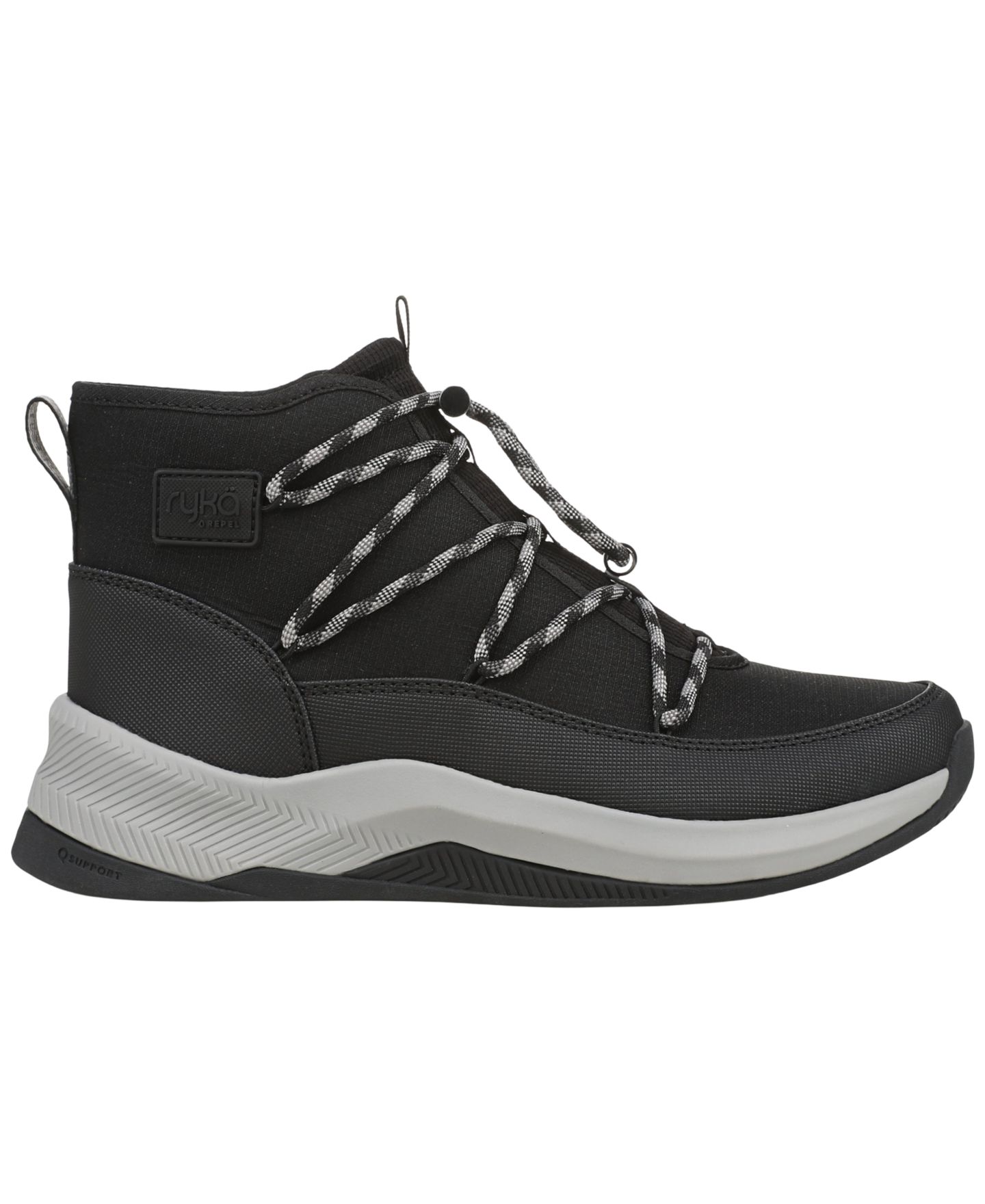 Женские ботинки Ryka Astonish Lace-Up Short Booties, цвет: Чёрный — фото 2