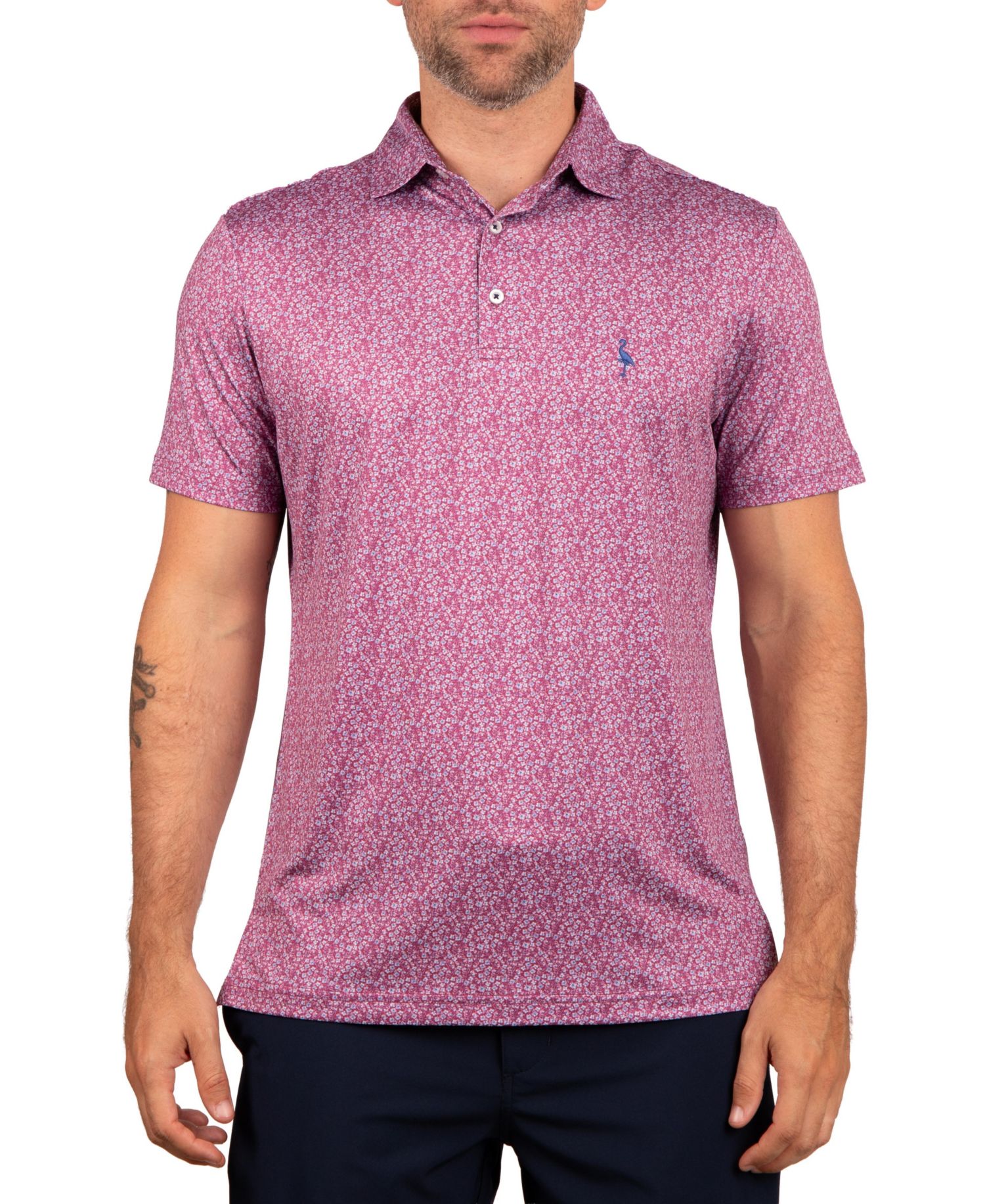 Men's Mini Ditsy Performance Polo