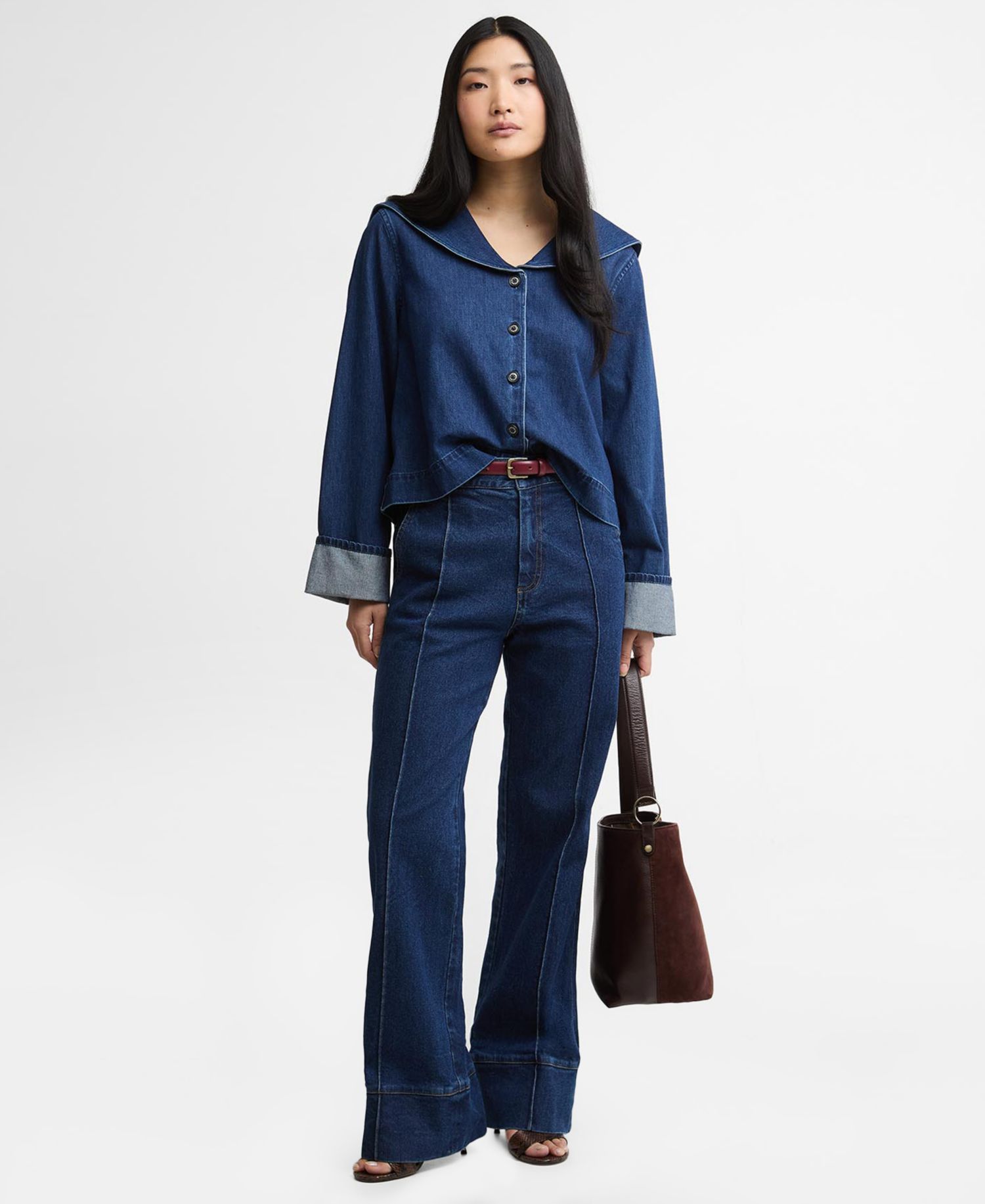Women's Cartmel Zippered High-Rise-Jeans