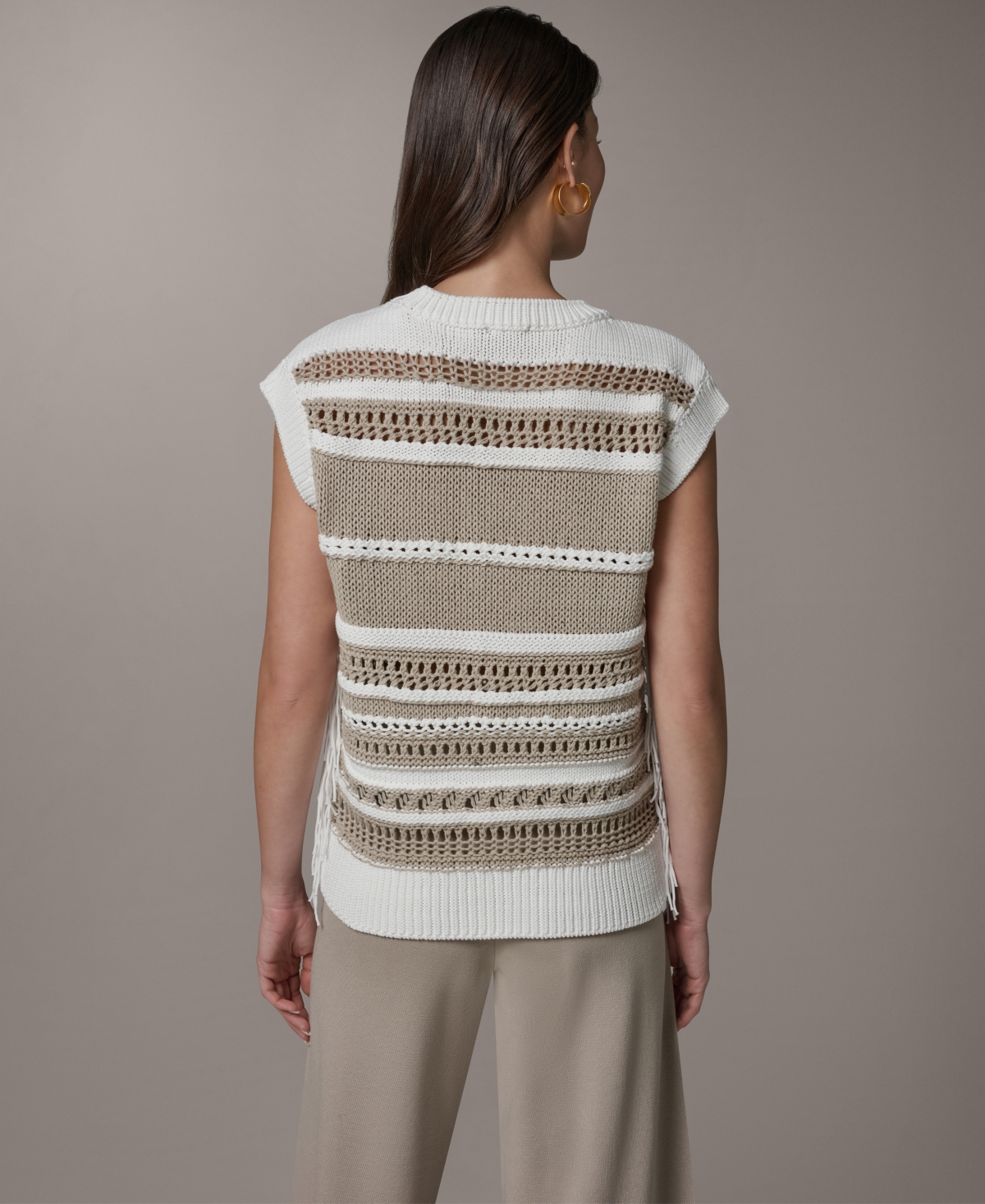 Donna Karan Weekend Women's Sleeveless Crewneck Sweater