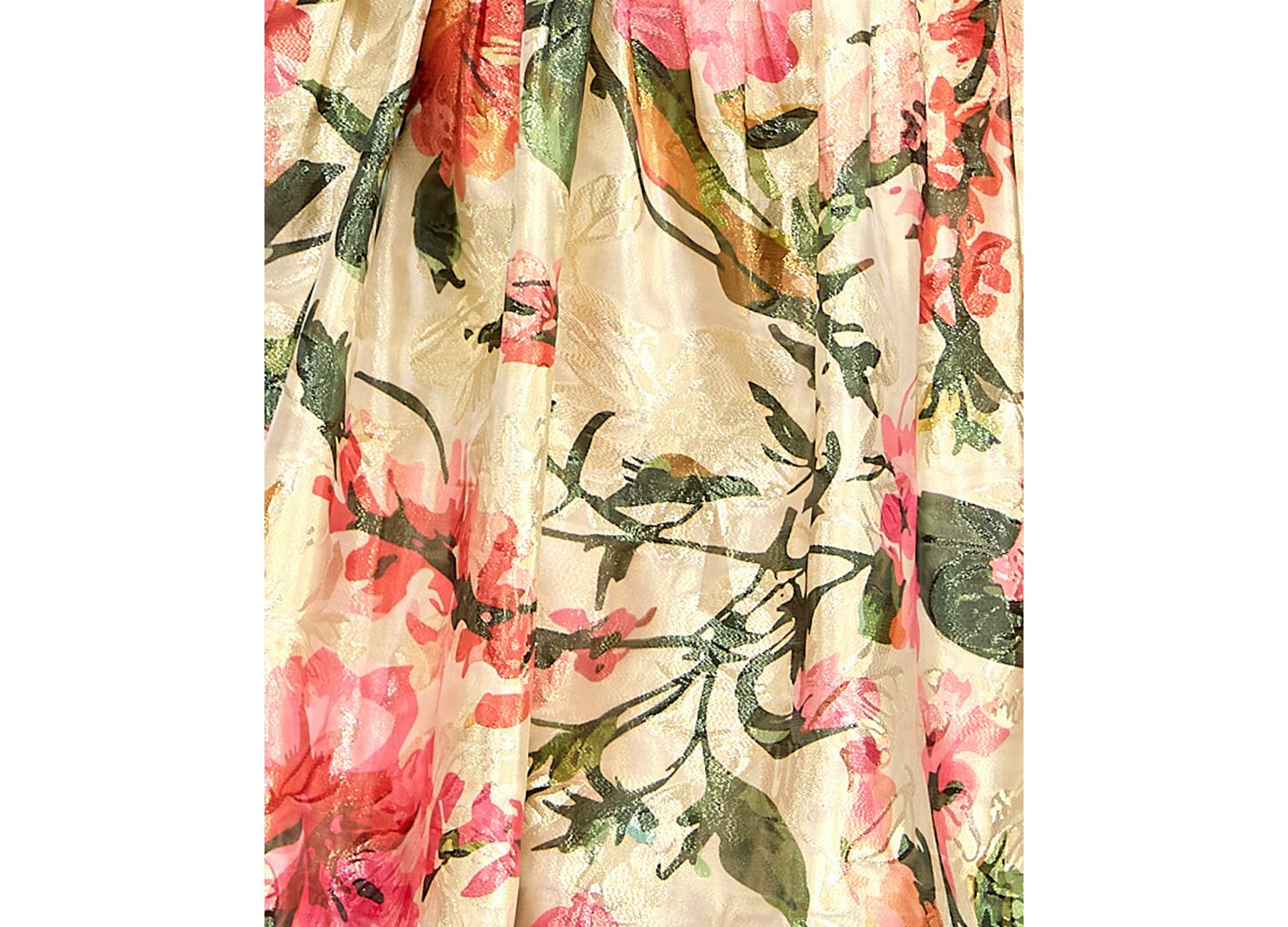 Juniors' Printed Jacquard Square Neck Corset Drop-Waist Dress