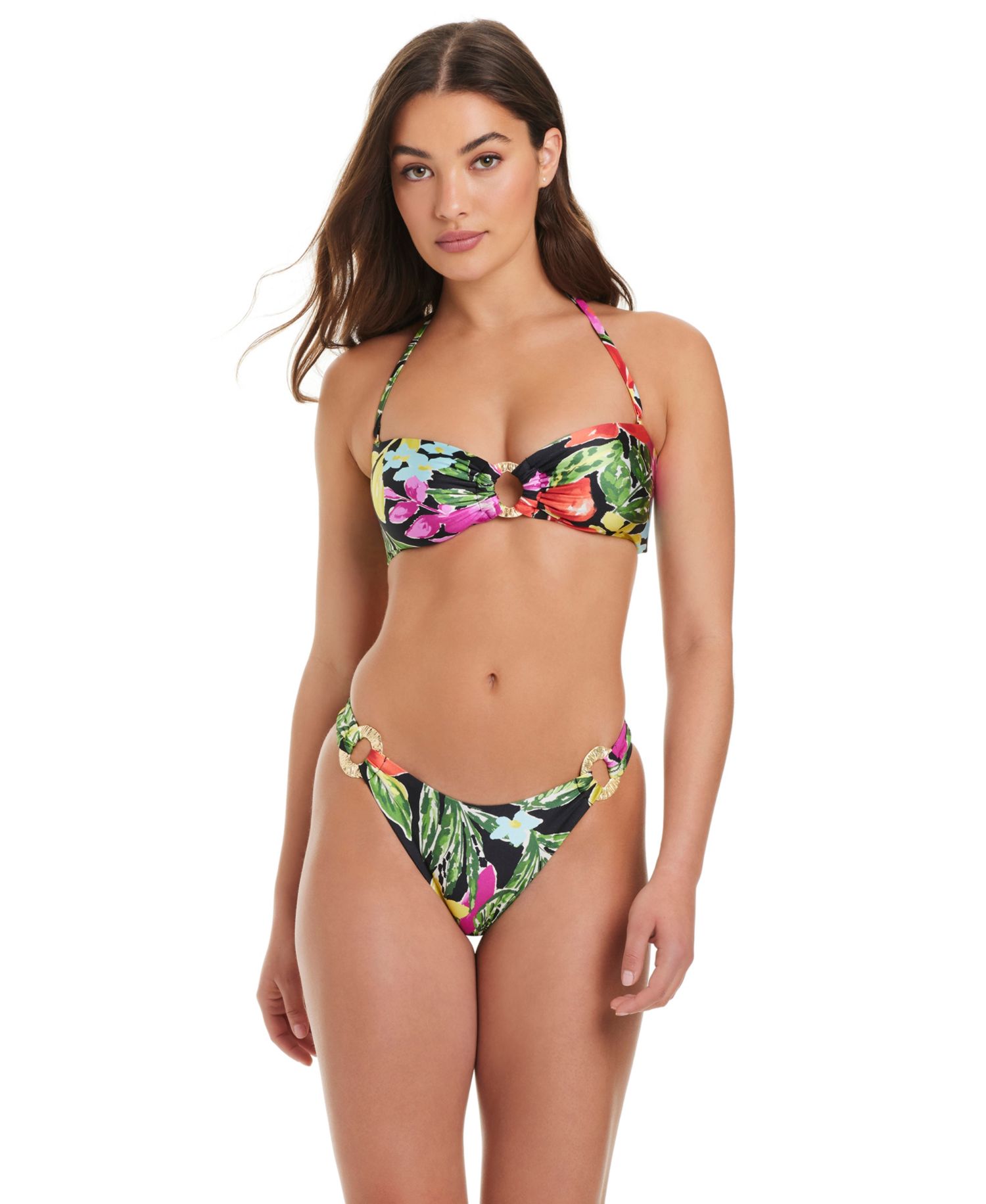 Women's Casablanca O-Ring Bandeau Bikini Top