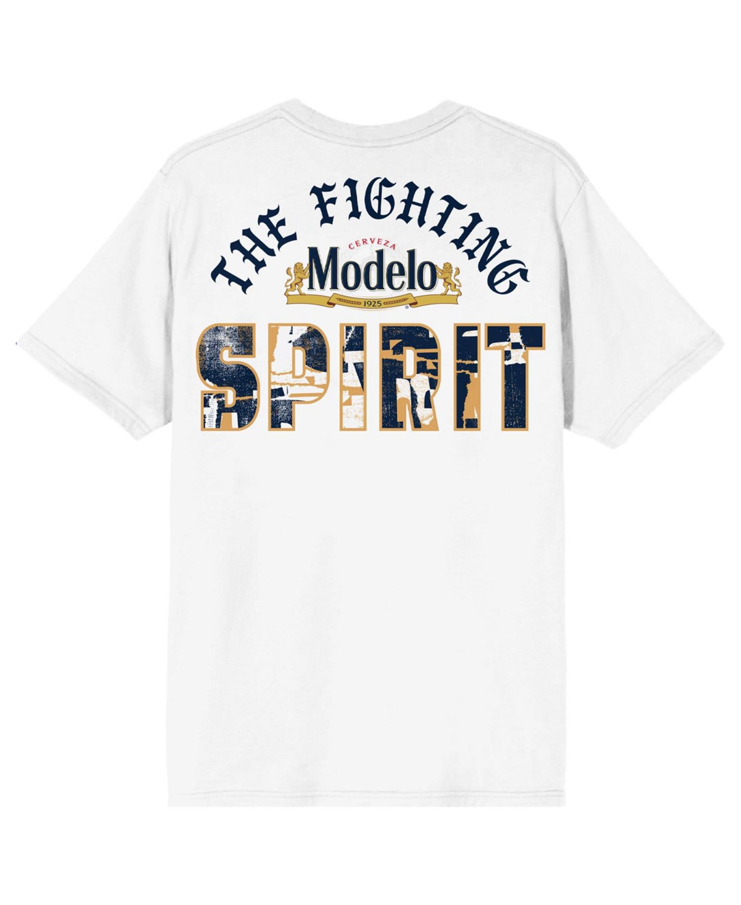 Big & Tall The Fighting Spirit Crew Neck Short Sleeve White T-shirt