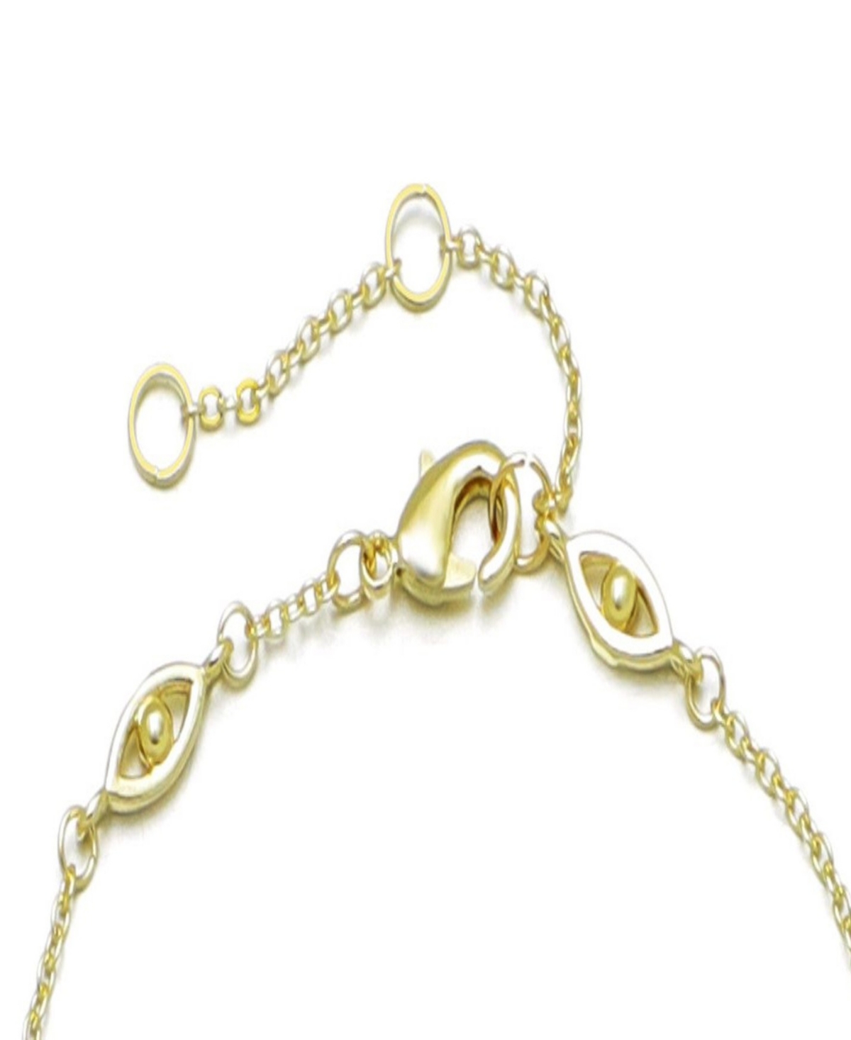 Adornia Gold Evil Eye Station Bracelet