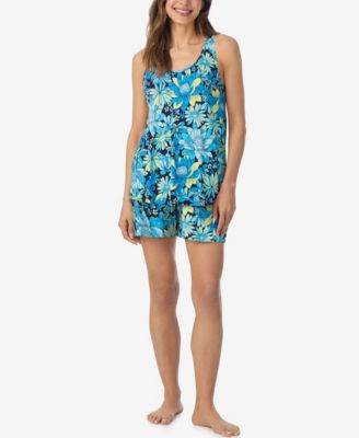 Women's Sleeveless Top & Boxer Shorts, 2-Piece Set