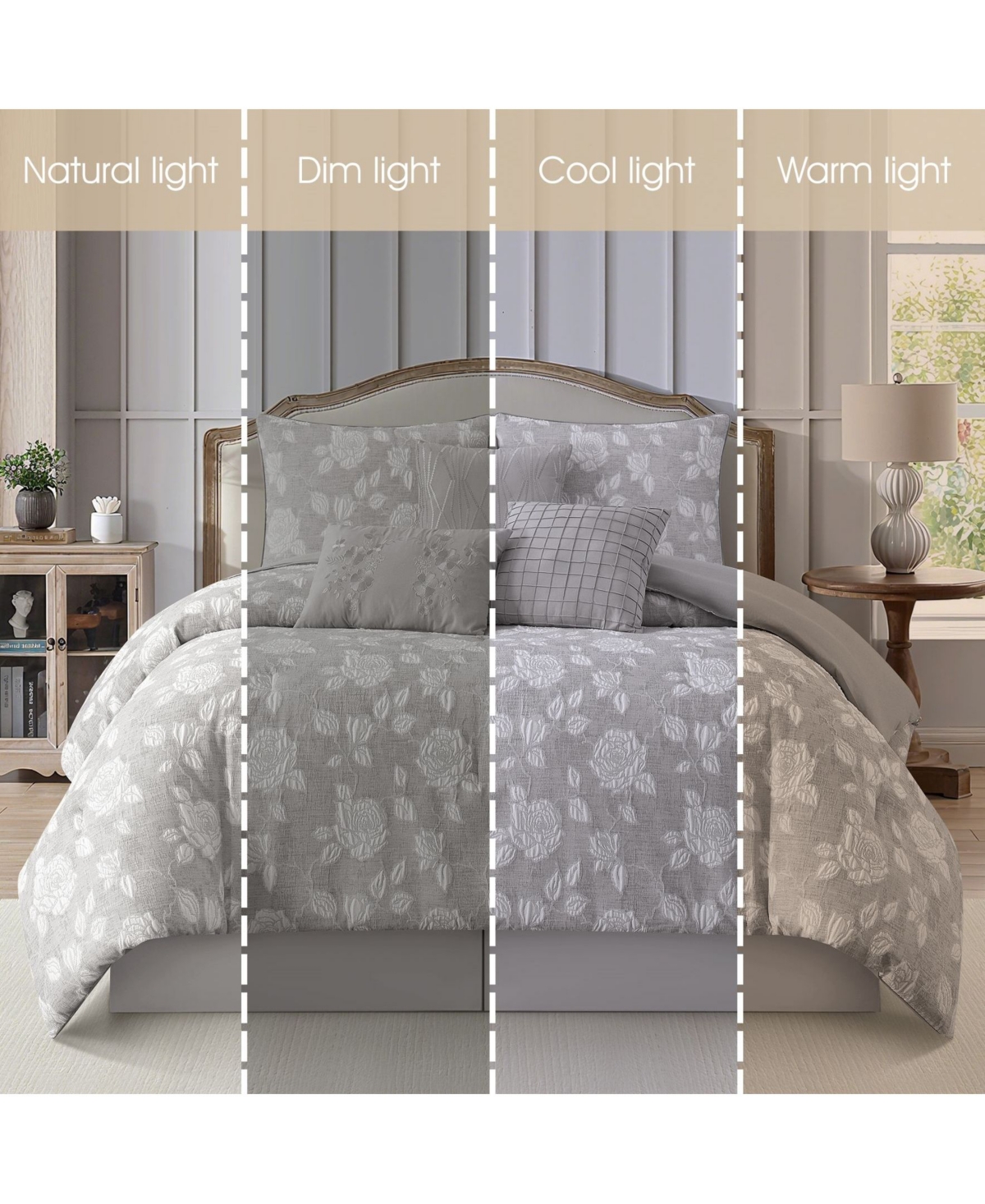 Stratford Park Leana Floral 7-Piece Comforter Set