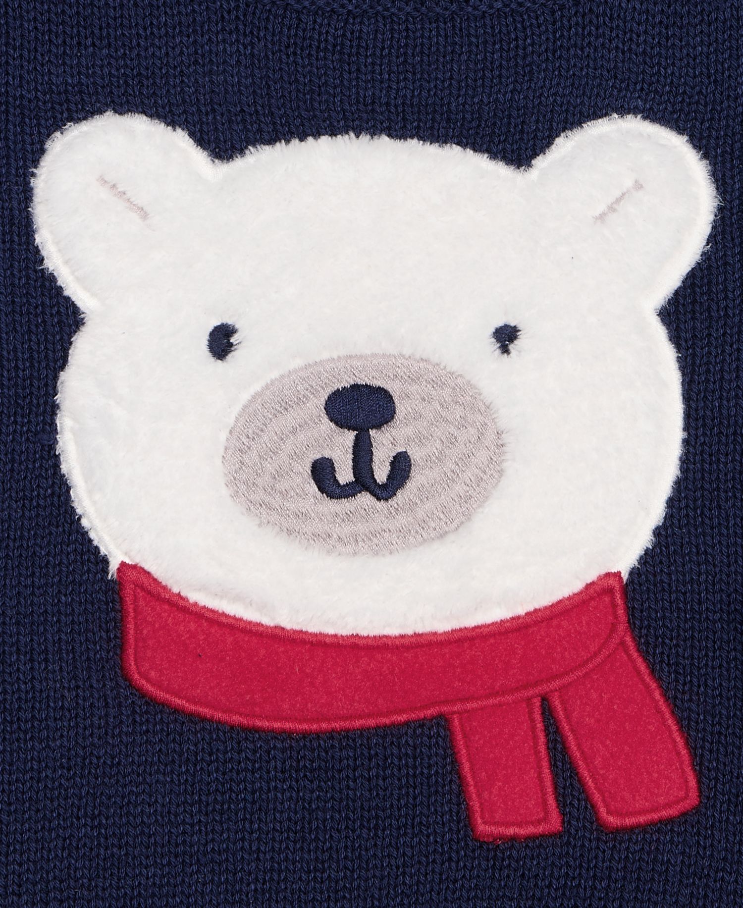 Baby Boys' 3M-24M Cotton Polar Bear Sweater & Pants, 2-Piece Set