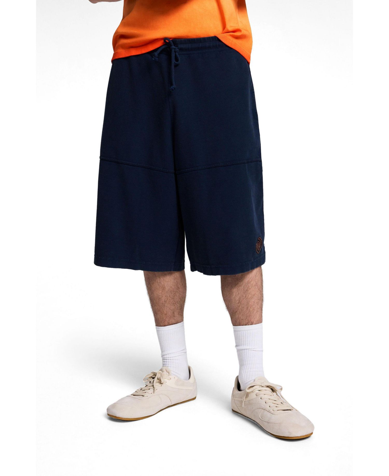 Men's Plain knit bermuda shorts