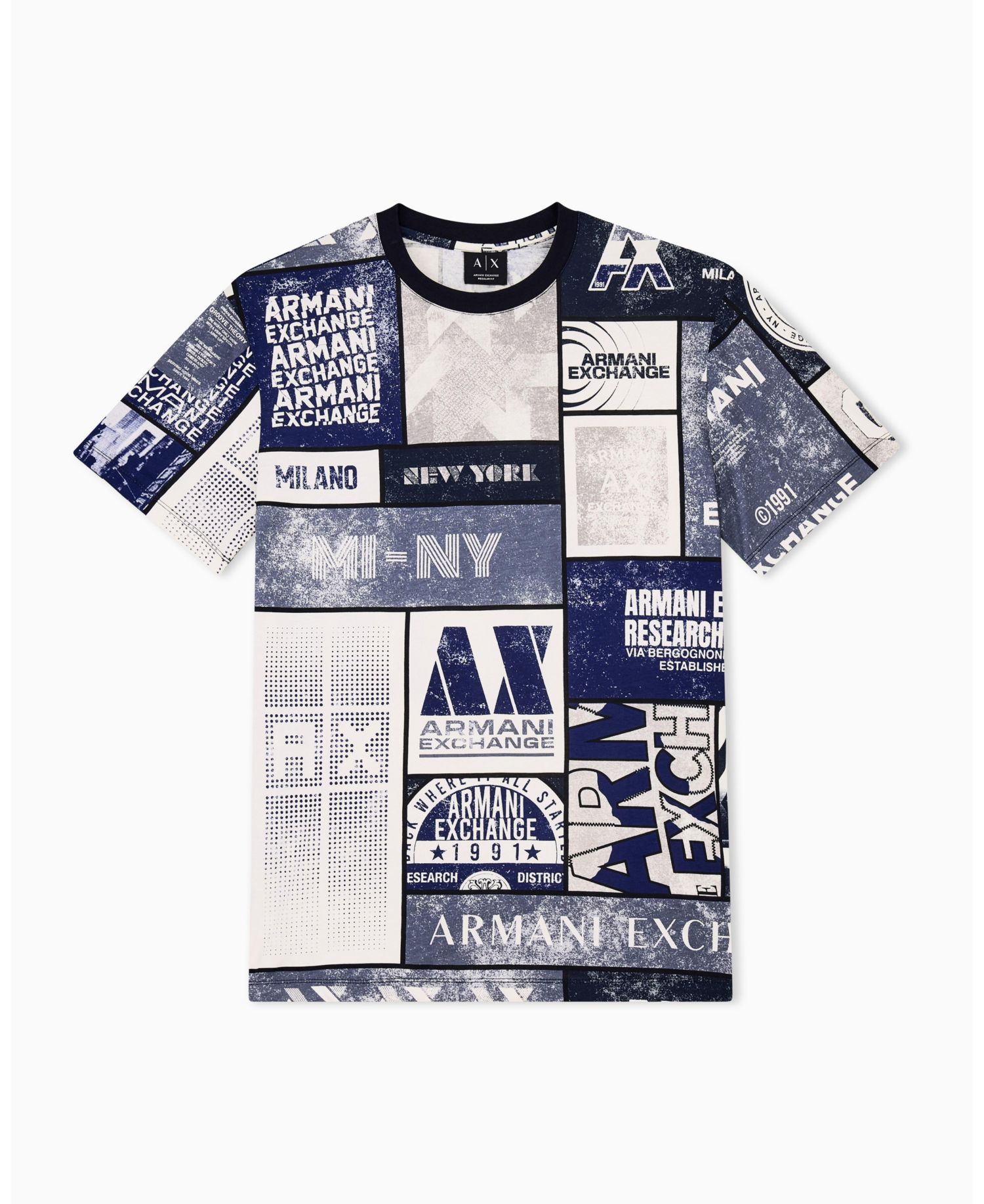 Men's Short Sleeve Collage Logo T-Shirt