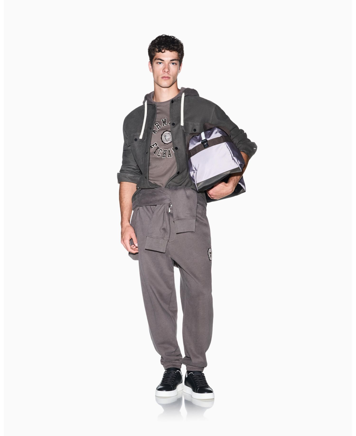 Men's Crossover Hooded Jacket