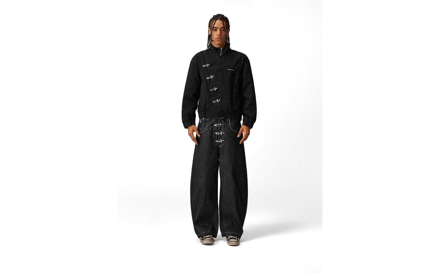 Men's Boxy Fireman Clasp Jacket