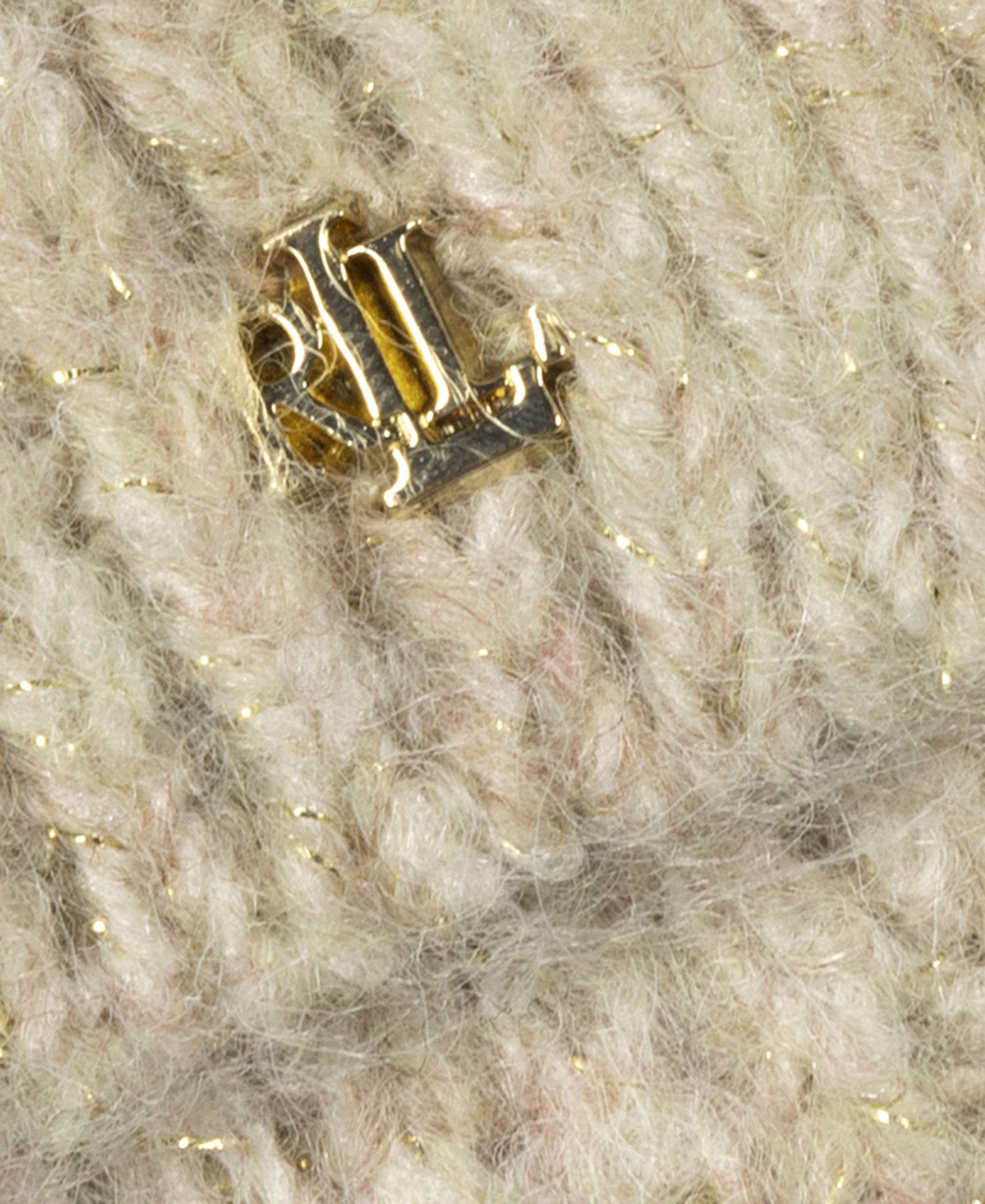 Shine Herringbone Knit Scarf