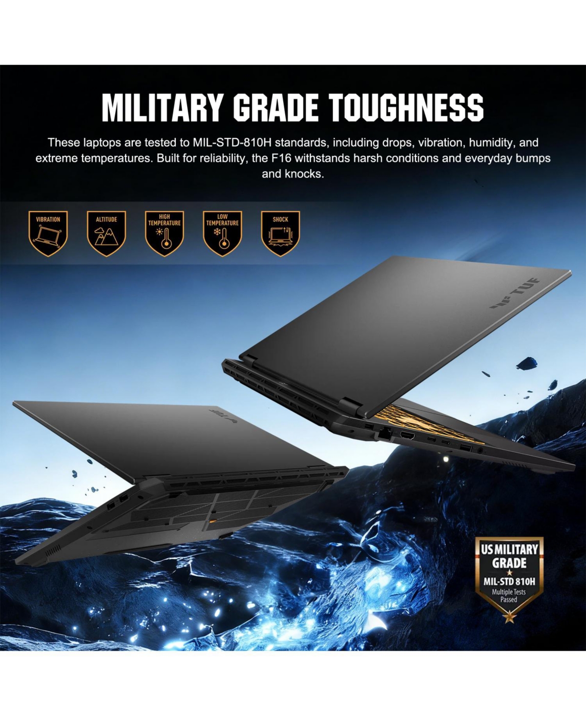 Asus Tuf F16 Traditional Laptop Intel Core i5 64GB Ram Nvidia GeForce Rtx 5050 2TB Ssd Storage Windows 11 Home 165Hz