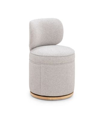 Amaya 29.8" Fabric Textured Swivel Desk Chair