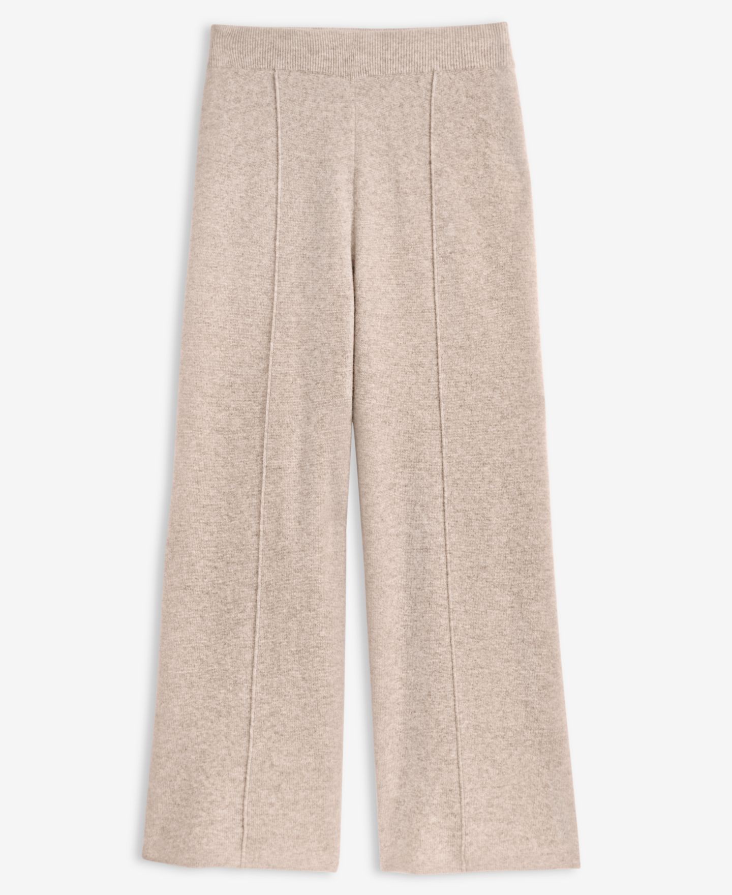 Женские брюки Charter Club 100% Cashmere High-Rise Flare-Leg Pull-On Pants, 28" Inseam, цвет: Жемчужный серо-коричневый меланжевый — фото 6