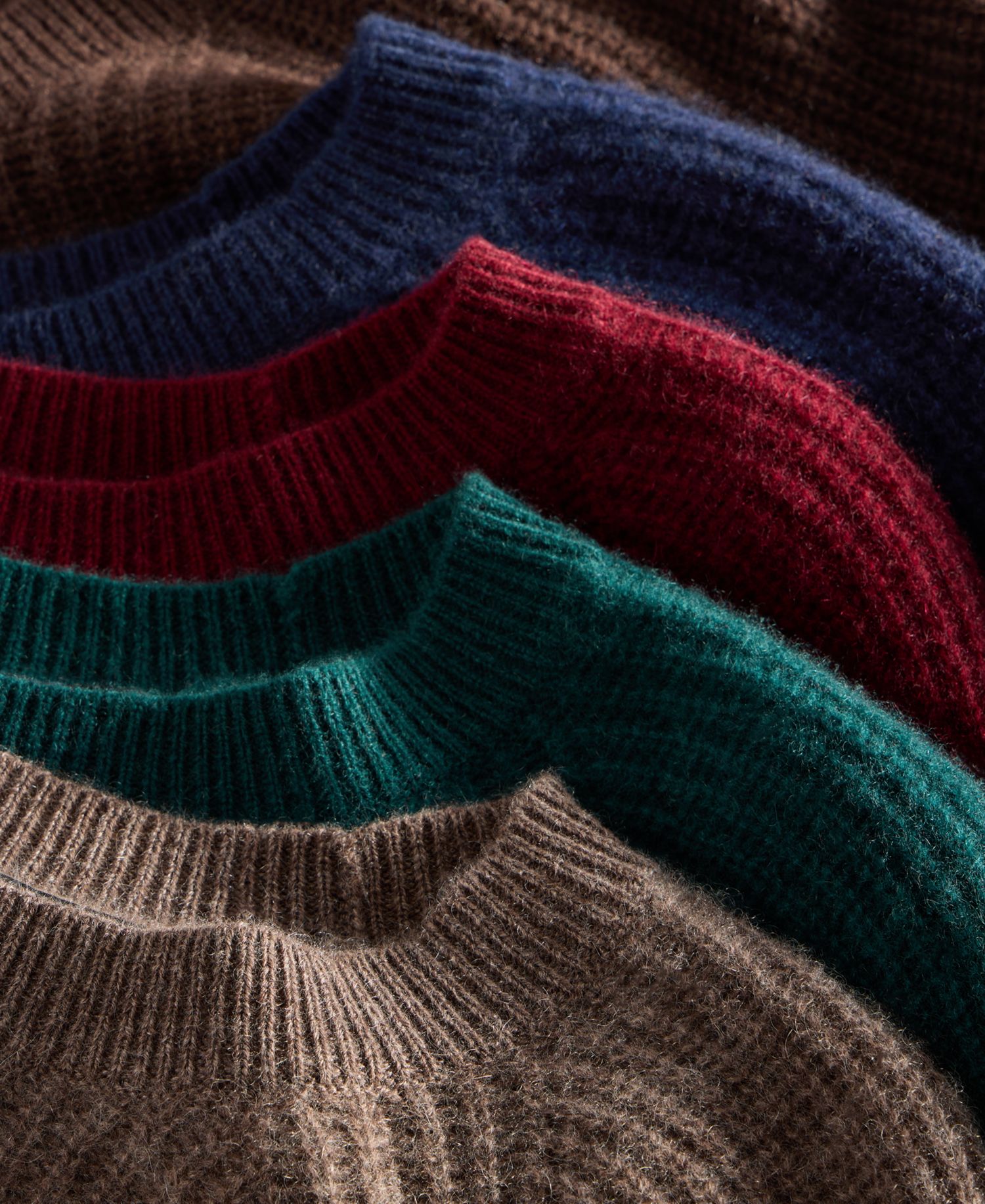 Plus Size 100% Cashmere Shaker Stitch Crewneck Sweater