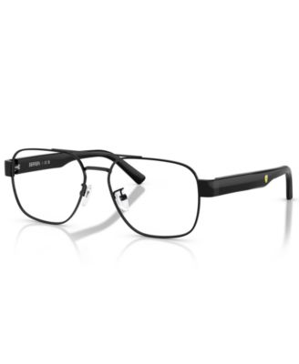 Scuderia Ferrari Men's Eyeglasses, FZ7014D - Black Shiny