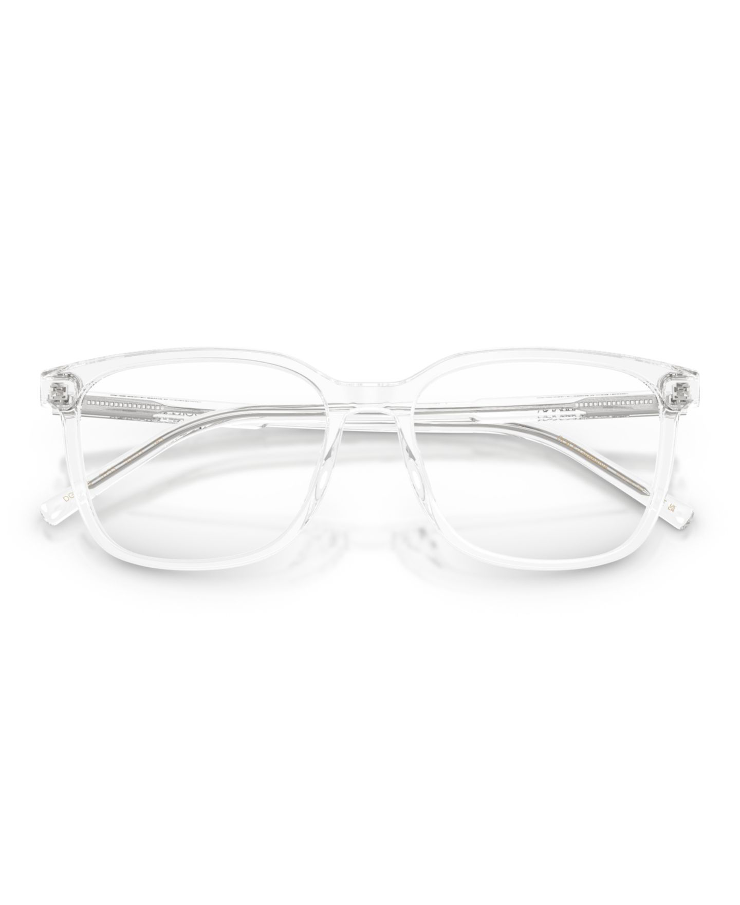 Мужские очки Dolce&Gabbana Man Square Plastic DG3445 Eyeglasses, цвет: Прозрачный — фото 3