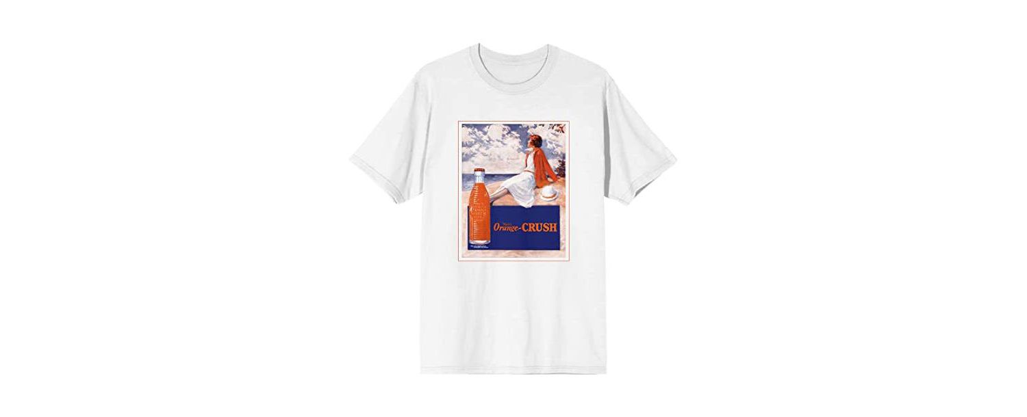 Big & Tall Woman On Seashore White