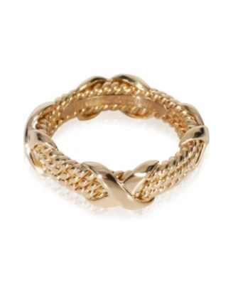 Yellow Gold  Schlumberger X Ring