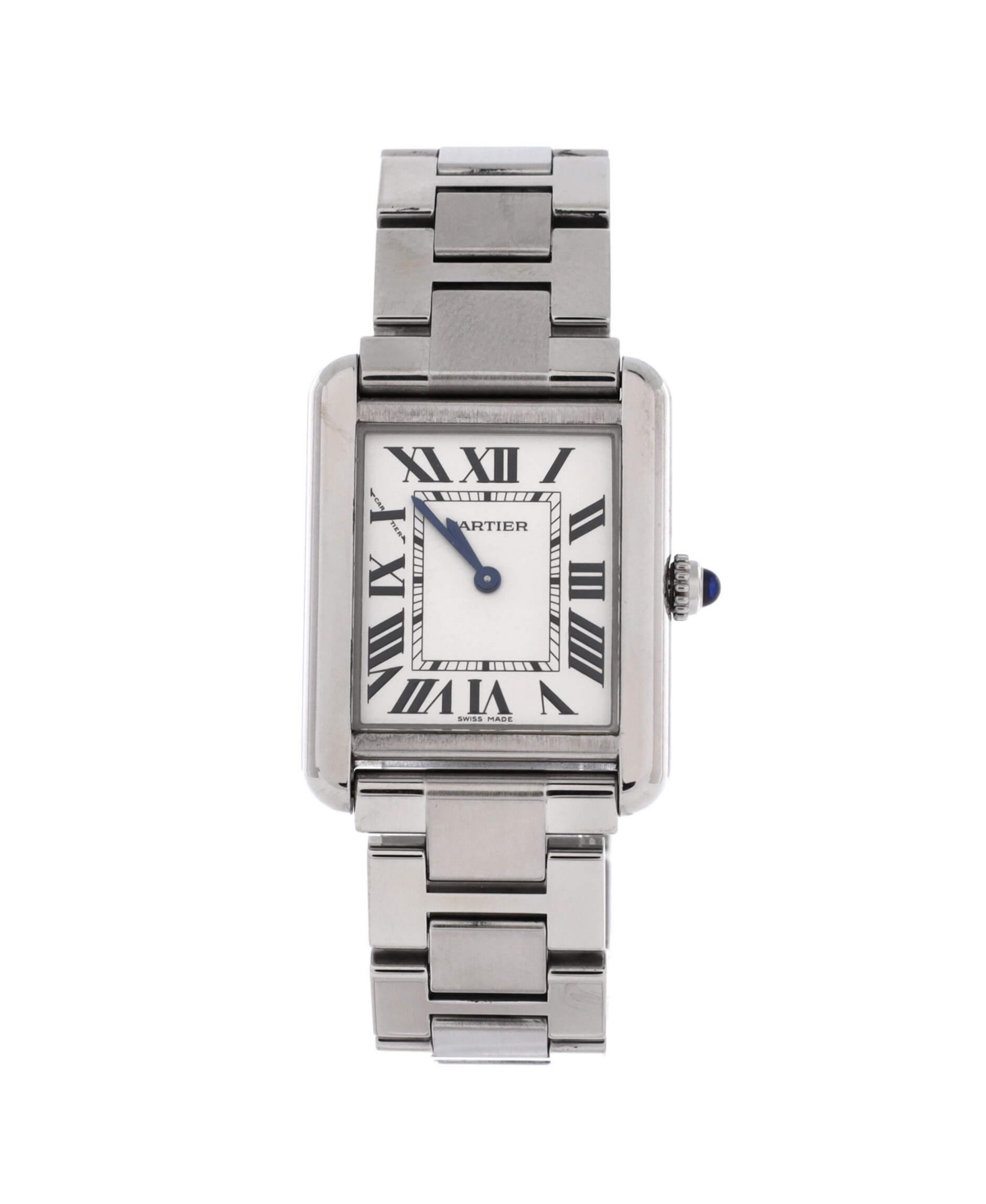 Pre-Owned Cartier Tank Solo Quartz Watch in Stainless Steel 24mm