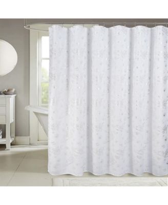 Christmas Trucks Foil Shower Curtain