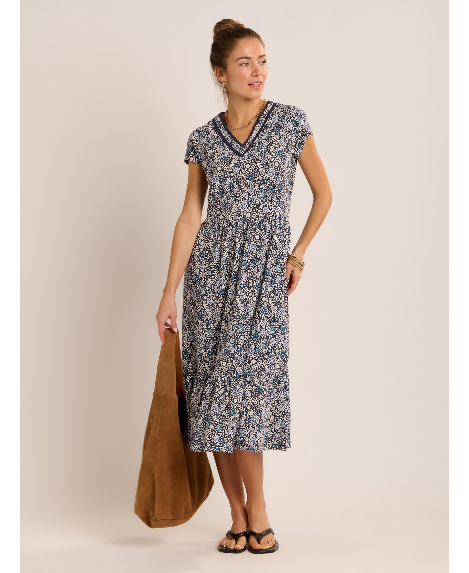 Women's Lucia Tiered Midi Dress