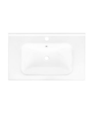 27.8 Inch Ceramic Basin Only Sink Without Cabinet