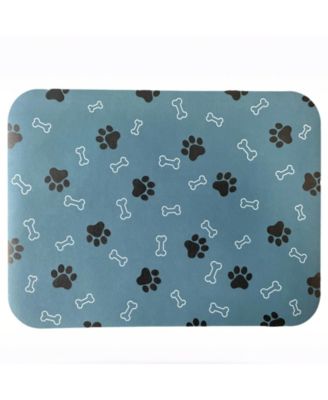 Pet Cat Dog Feeding Mat Non-Slip Quick Dry Absorbent Easy Clean Durable