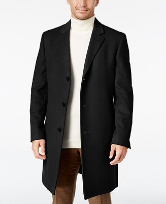 Lauren Ralph Lauren Men's Luther Wool-Blend Top Coat - Coats & Jackets ...