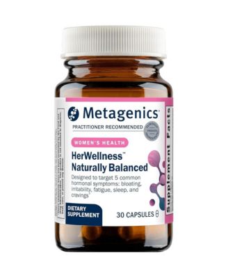 HerWellness  Balanced Women's Hormone Support with Saffron, Licorice Root, Vitamin B6 and Chromium 30 Capsules