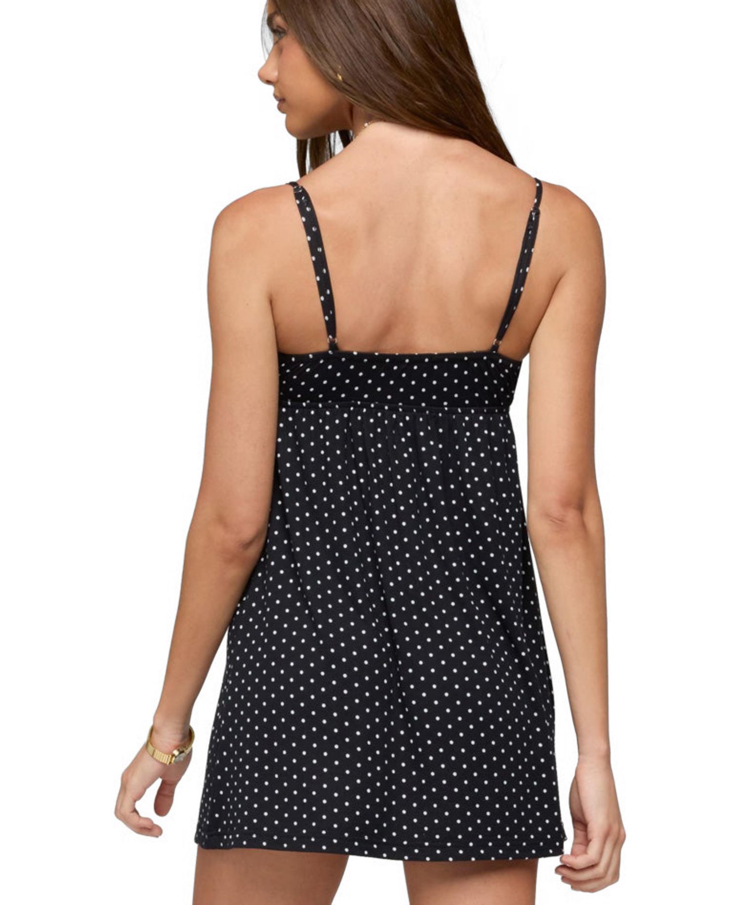 Women's Reigna Lacey Polka Dot Mini Dress