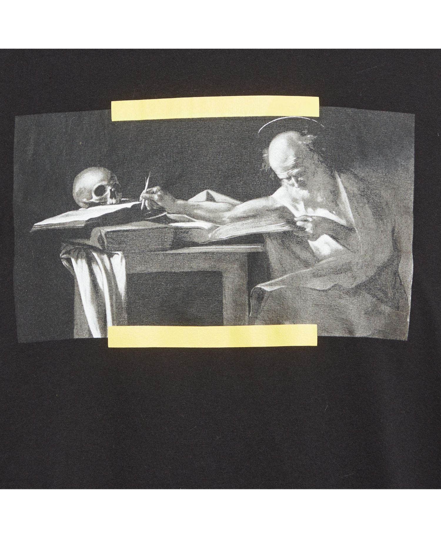 Men's Caravaggio Painting Cotton Mock Neck Long Sleeve T-Shirt