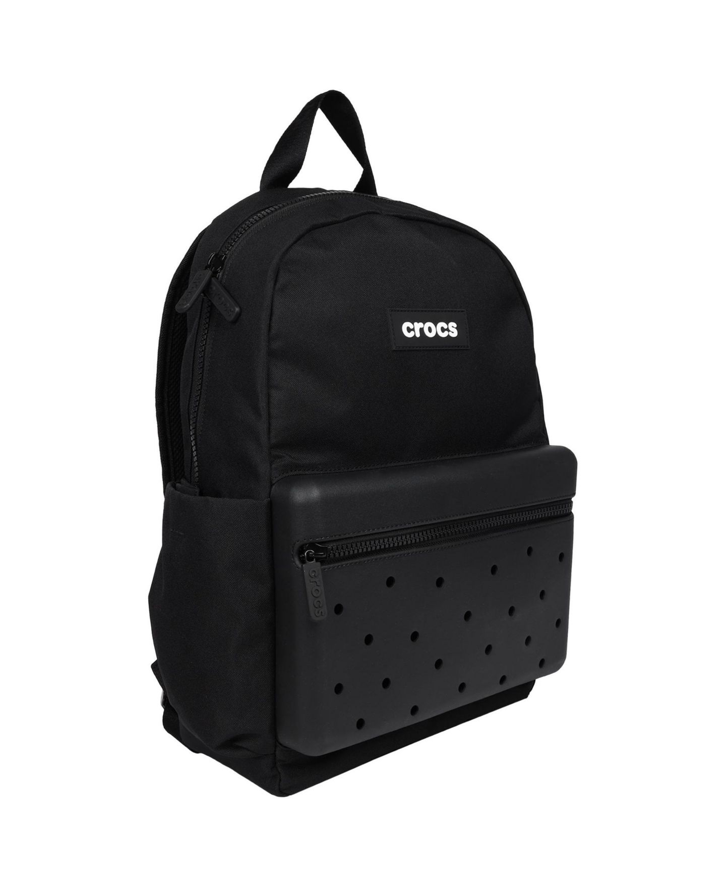 Рюкзак Crocs Lightweight with Molded Front Storage Pocket, цвет: Чёрный — фото 3