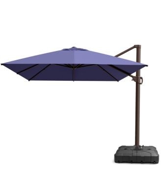 Outdoor Patio 10X13Feet Aluminum Cantilever Umbrella with Wheel Base