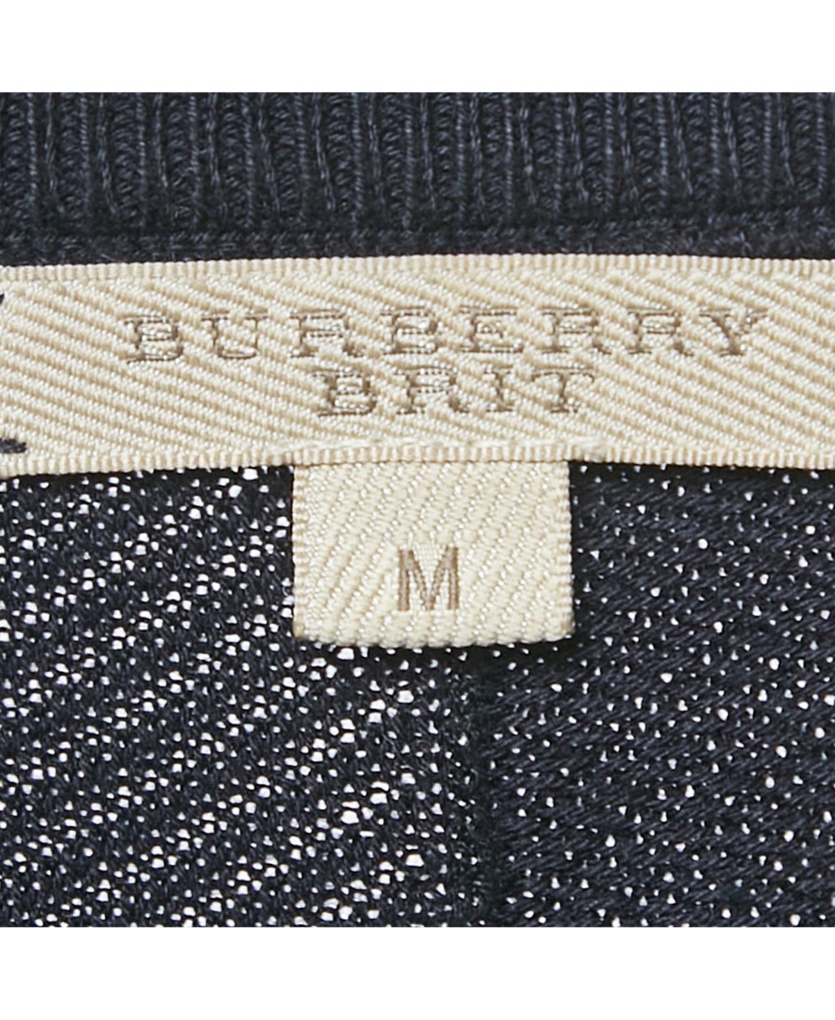 Pre-Owned Burberry Men's Checks Cotton Knit Sweatshirt