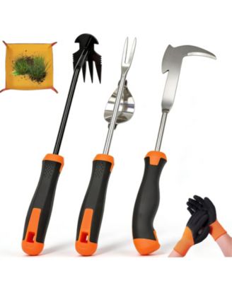 Weed Puller Tool Stainless Steel Garden Weeding Set