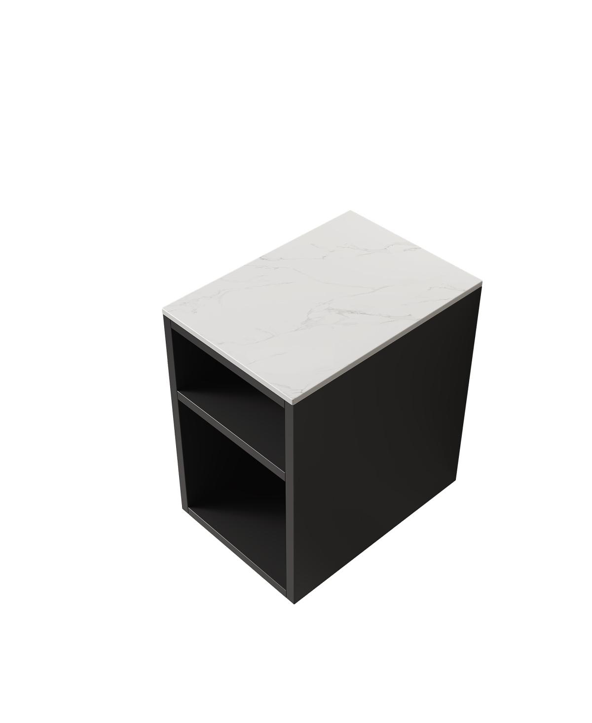 Sillysis 72 Inch Bathroom Vanity with Double Vessel Sinks, Sintered Stone Countertop, Soft Close Doors