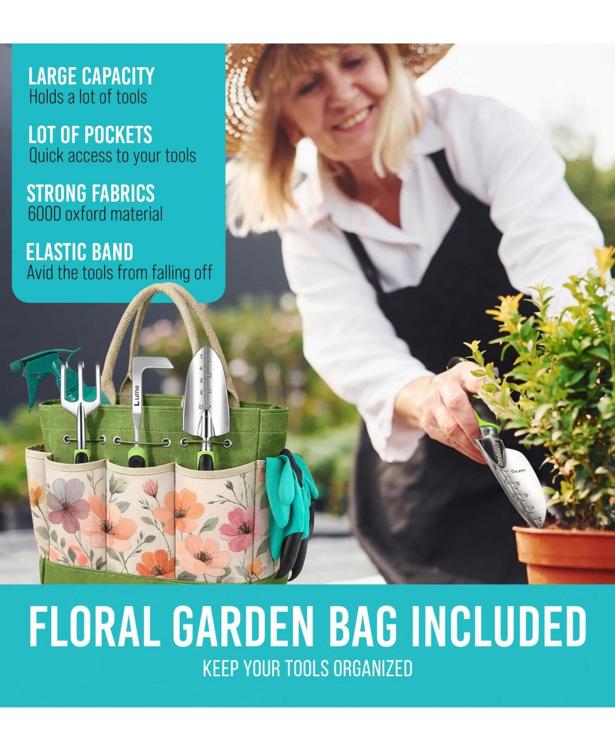 Xdovet Heavy Duty Gardening Tools Floral Gift Set