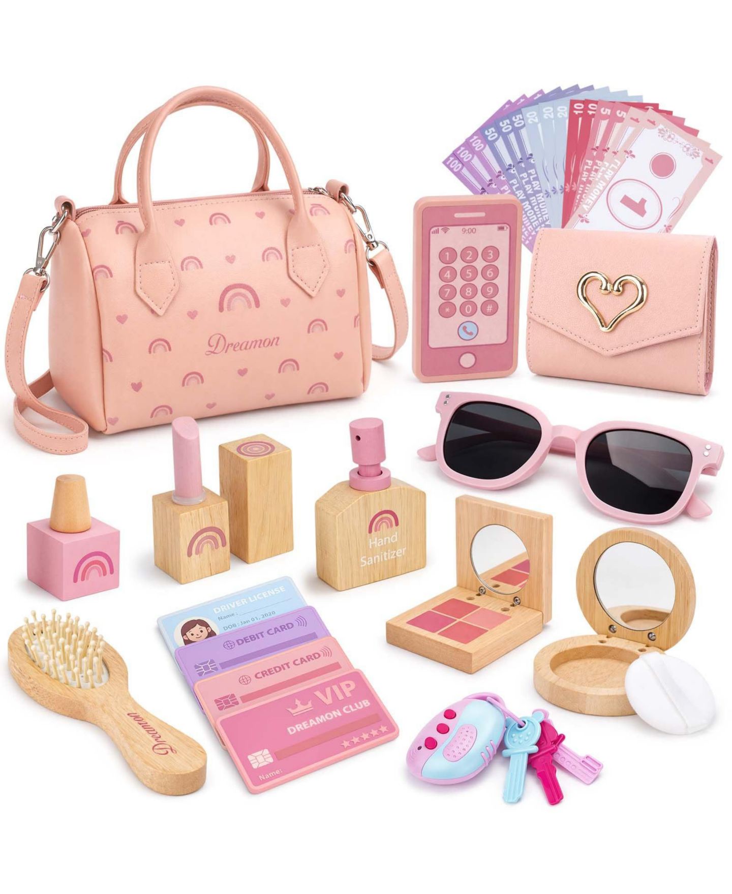 Детский игровой набор GNUADZ Princess Makeup 30-Piece Playset, Ages 3+, цвет: Разноцветный — фото 1
