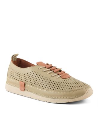 Breen Women's Slip-On Sneakers with Perforated Leather