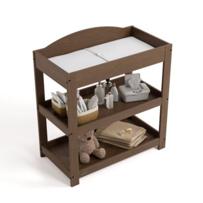 Customizable Changing Table with Water-Resistant Changing Pad