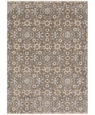 Maharaja 532D Gray and Tan 3'3" x 5' Area Rug