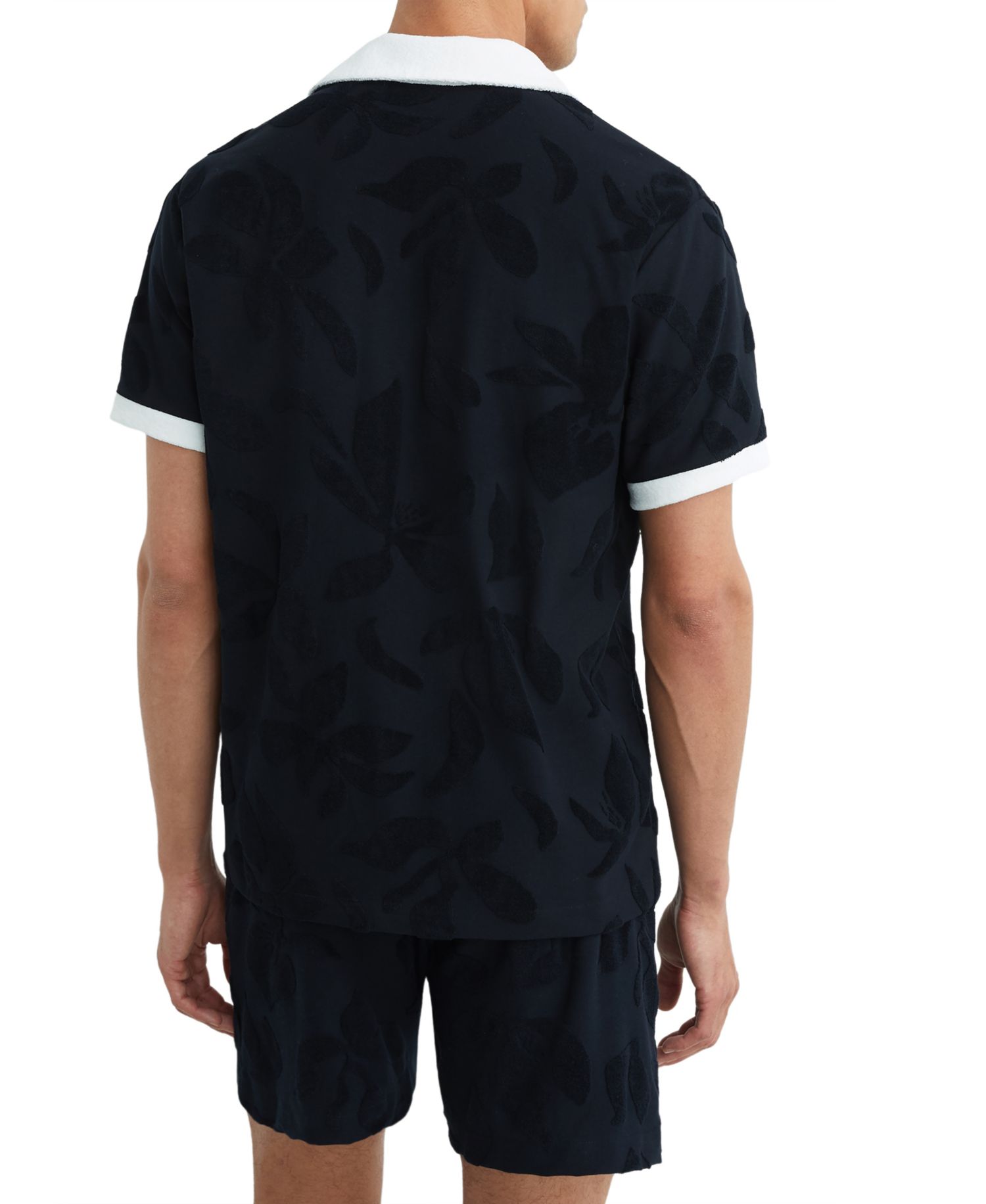 Men's Zuma Towelling Jacquard Cuban Shirt