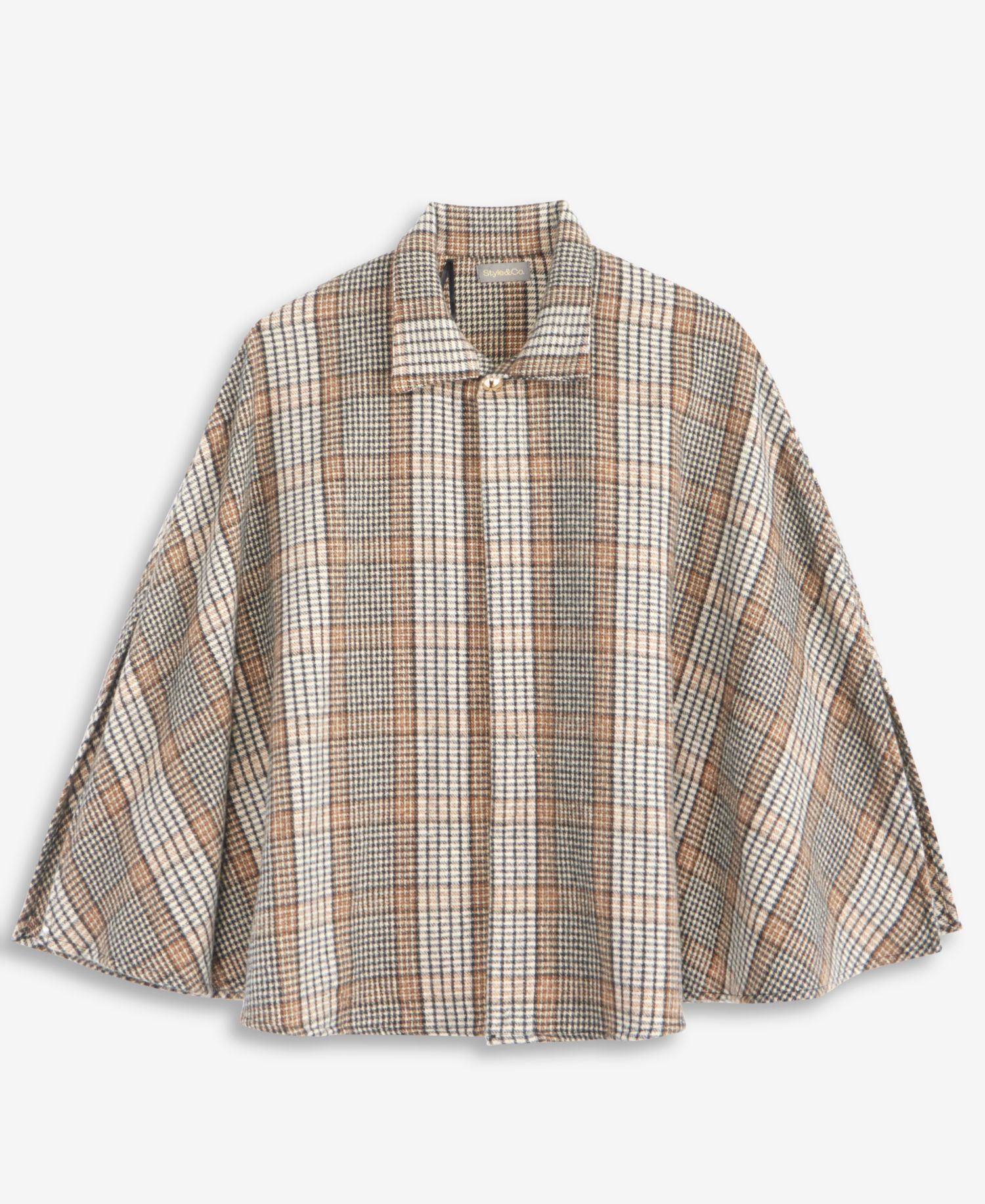 Women's Plaid Houndstooth Topper